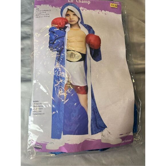 Lil champ boxer costume 24 months-2t - Picture 2 of 2